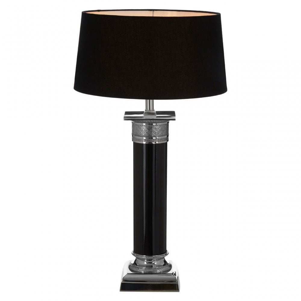 Camron Table Lamp Black