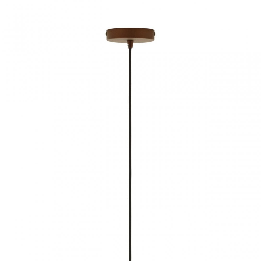 Geoi Small Coffee Finish Pendant Light Brown