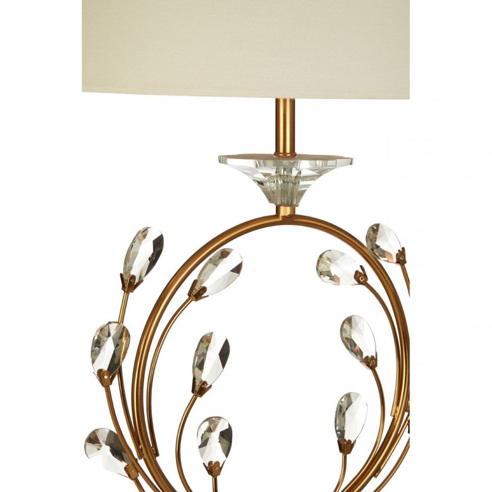 Zahra Table Lamp with EU Plug Gold