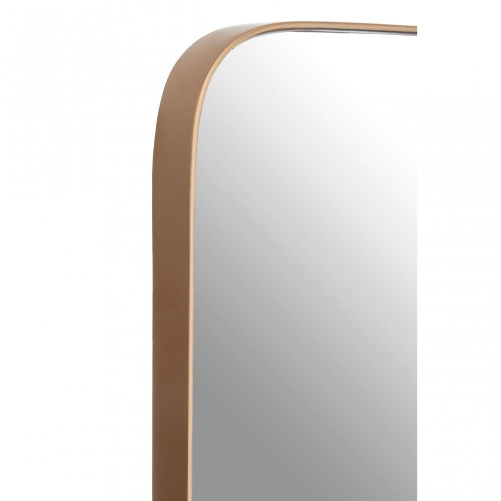 Gold Effect Frame Wall Mirror Gold