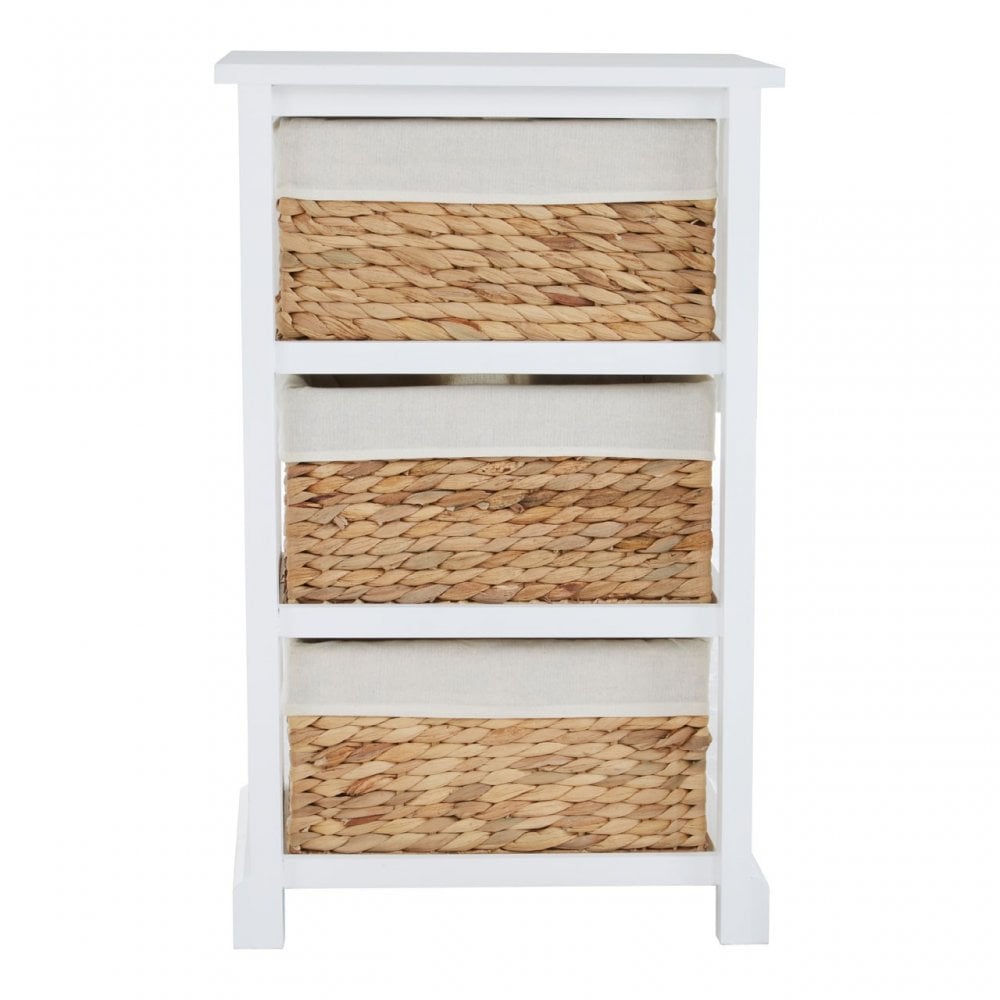 Ashby 3 Drawer Chest White