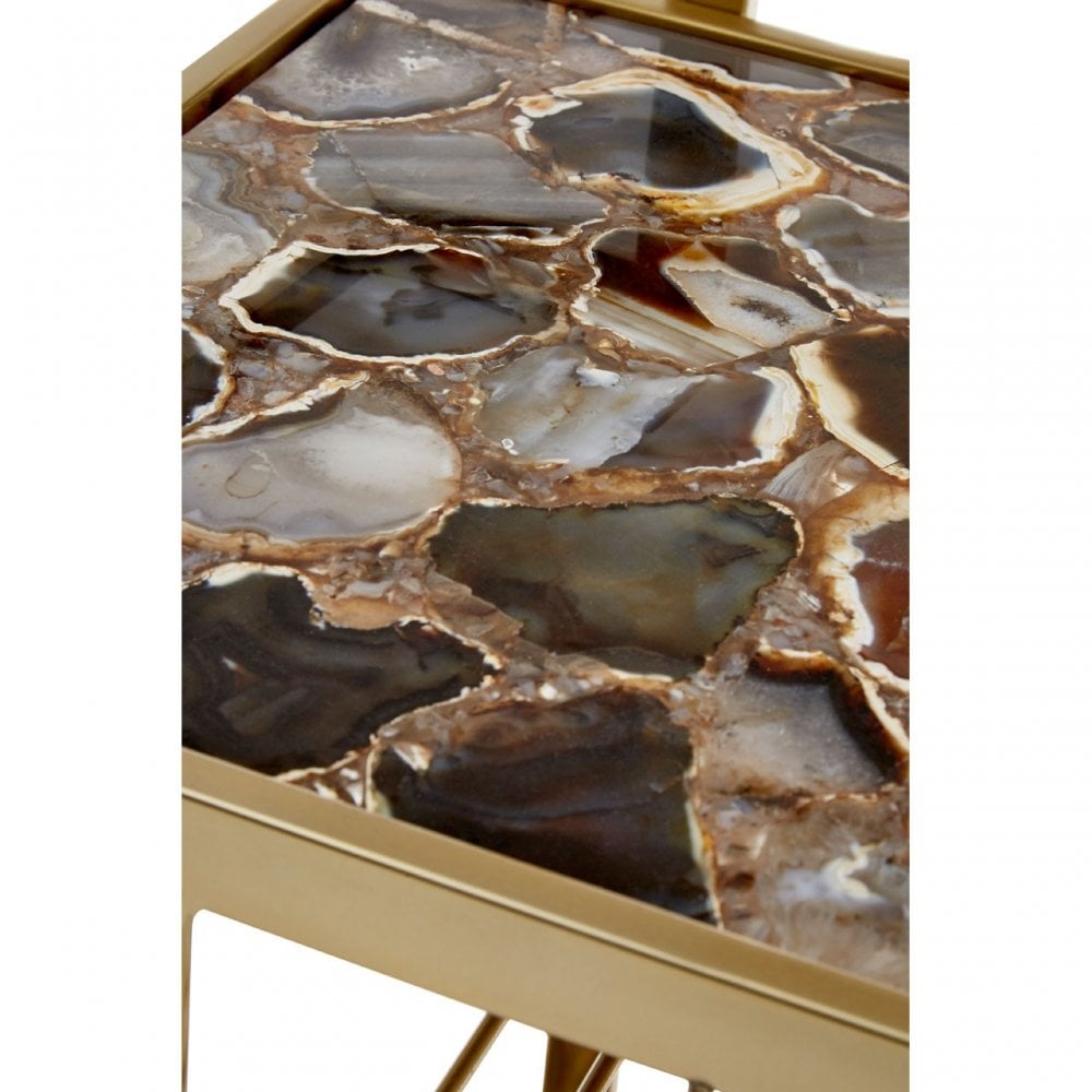 Vita Gold Finish Drinks Trolley Gold