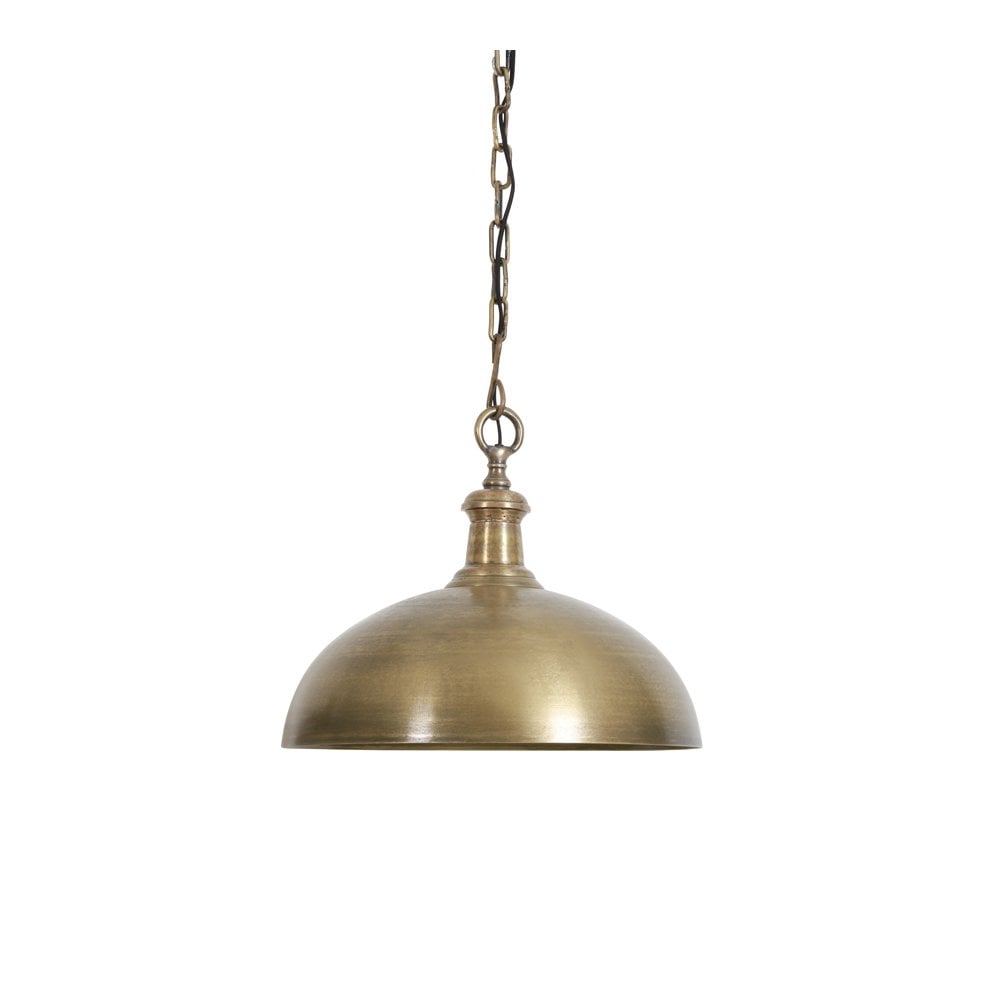 Vintage Bronze Hanging Bowl Light Fixture Ø50x41 cm