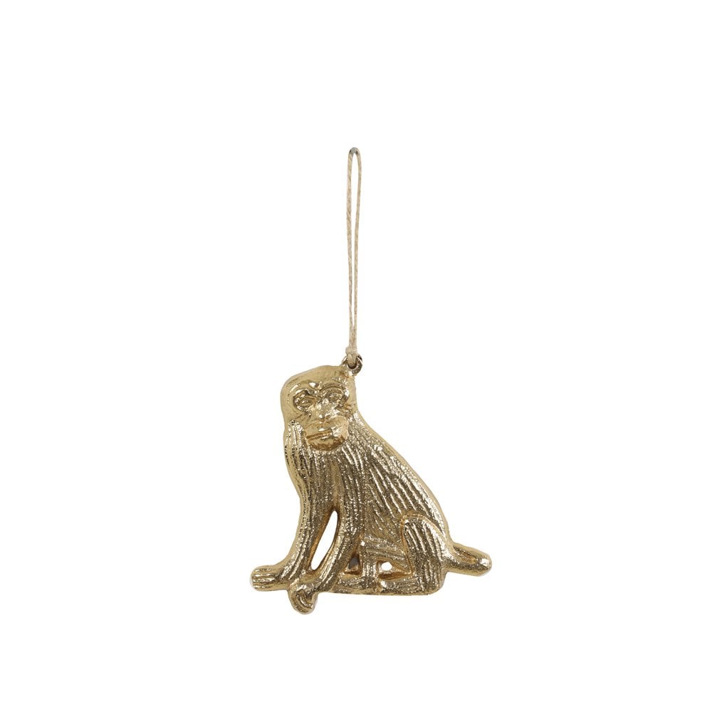 Gleaming Golden Monkey Ornament 8x3x14cm