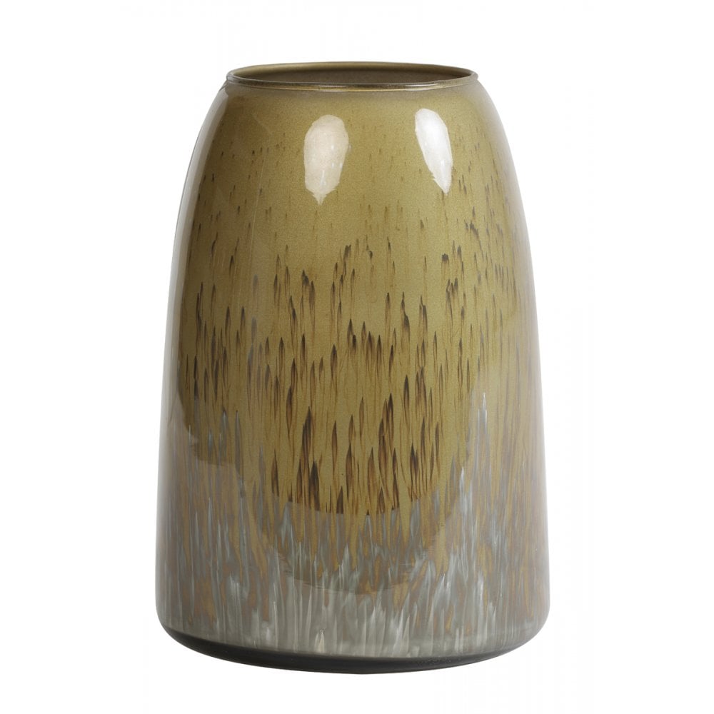 Monle Smoky Glass Tealight Holder 15x20cm