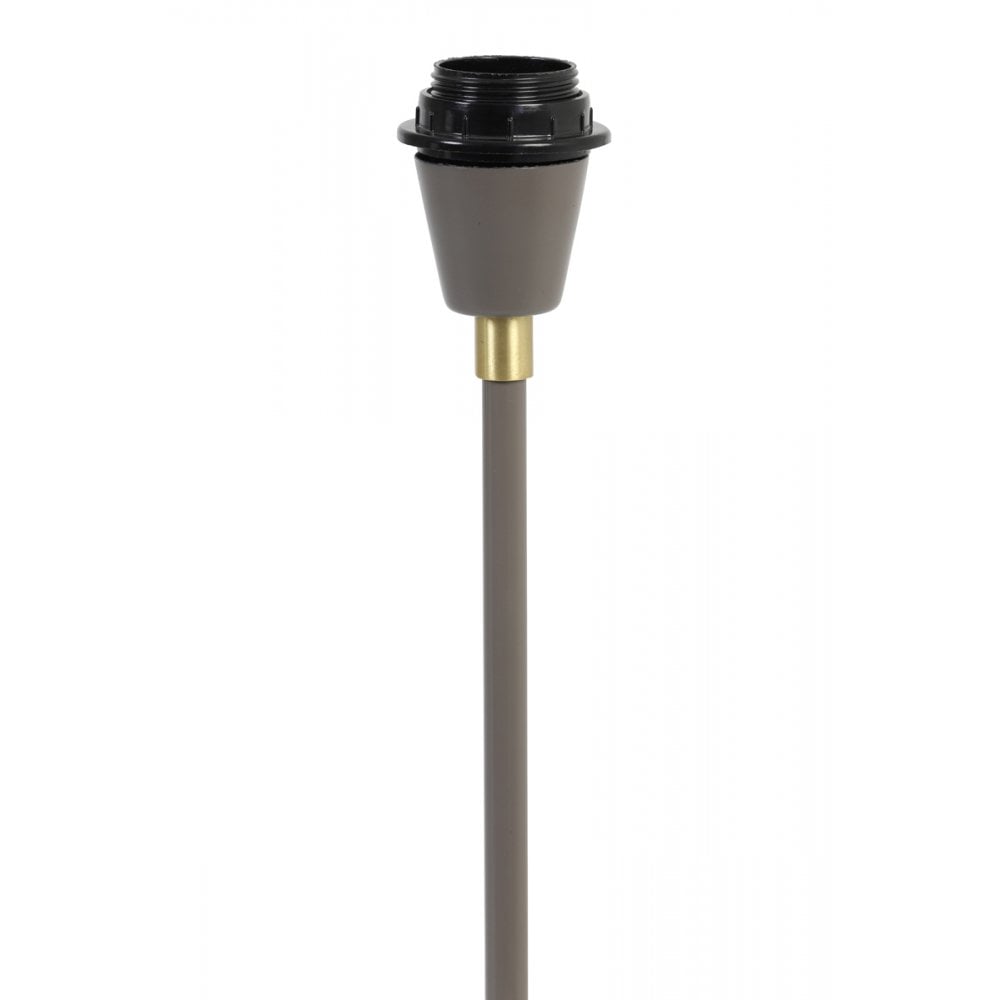 Mosira Matte Grey and Bronze Round Lamp Base 10x45cm