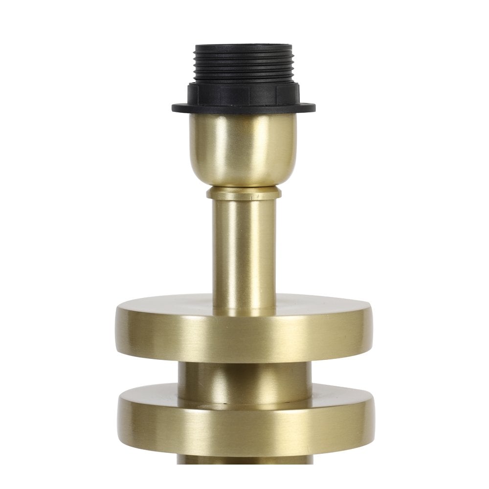 Desley Matte Gold Round Lamp Base 35cm