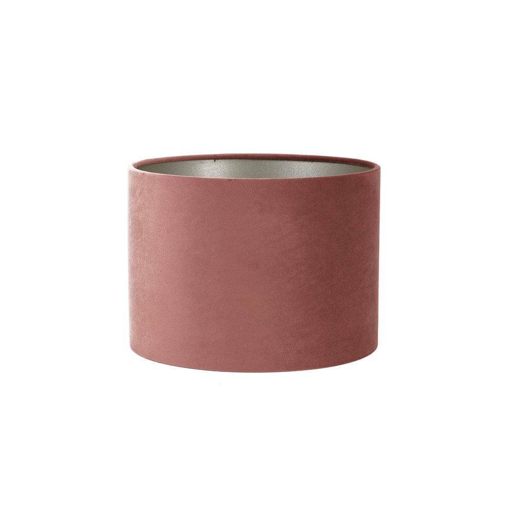 Velvety Dusky Pink Cylinder Lamp Shade 40x40x30cm