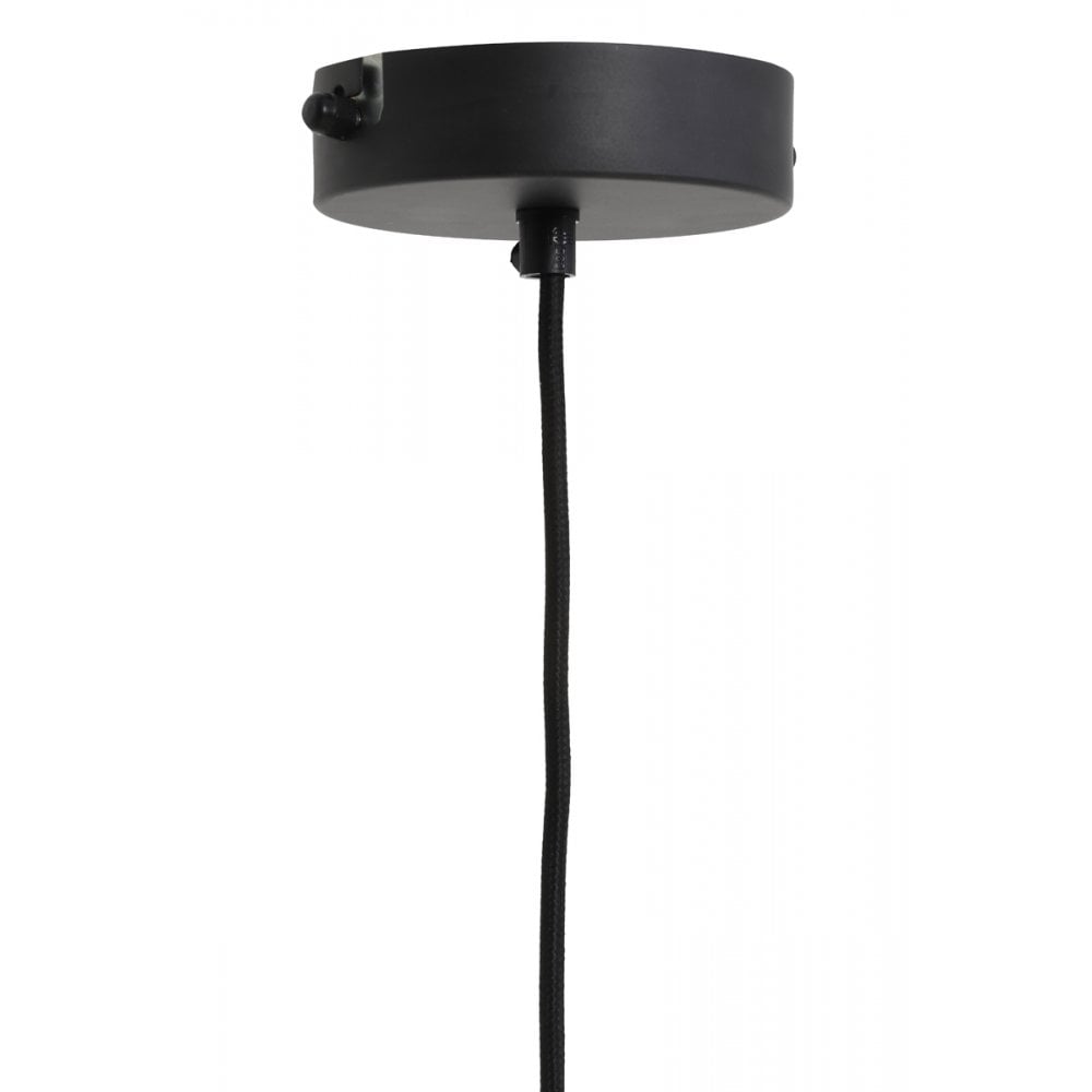 Terra Orange Ceramic Pendant Light - Sarina Collection, 23x19cm