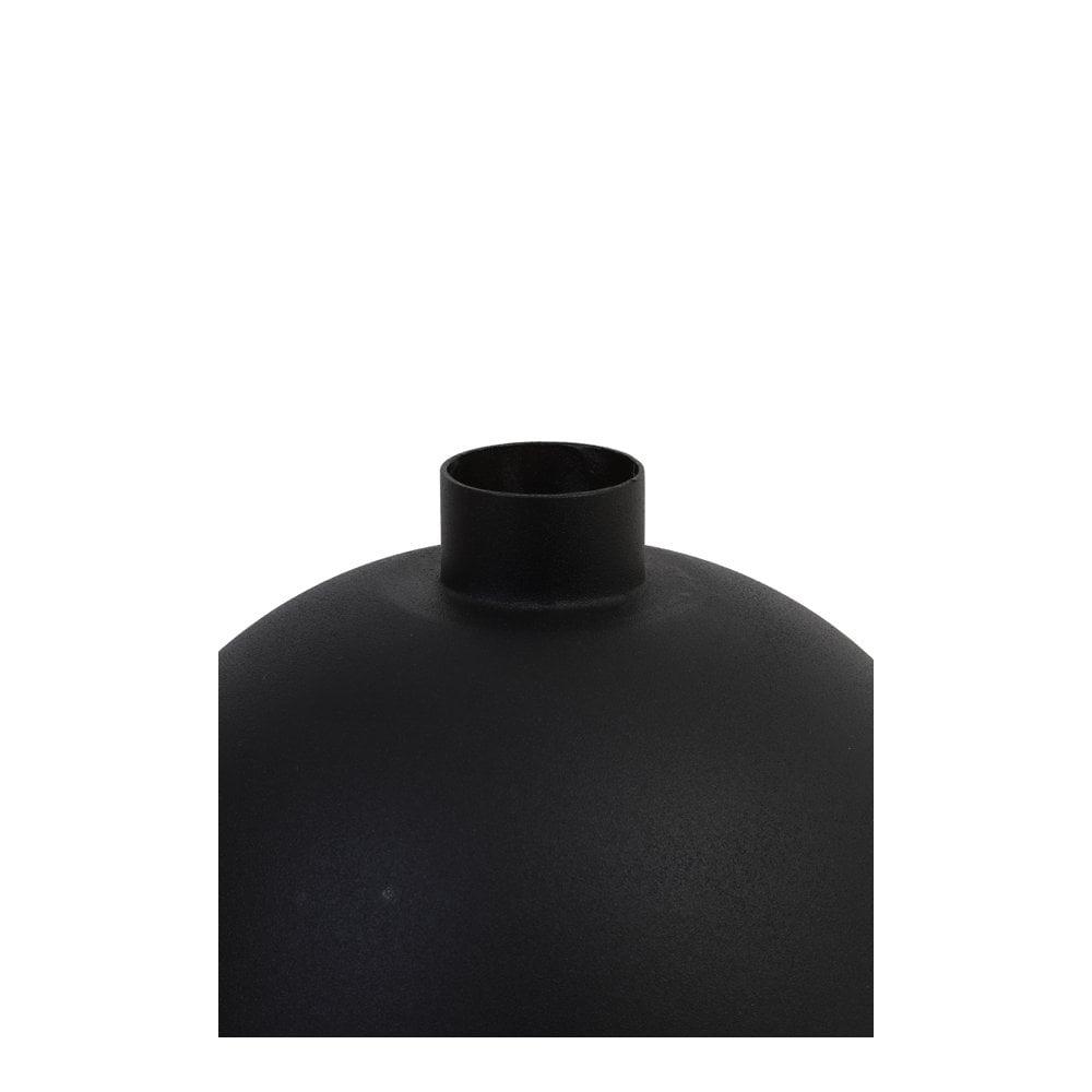 Matte Black Binco Designer Vase 23x30cm