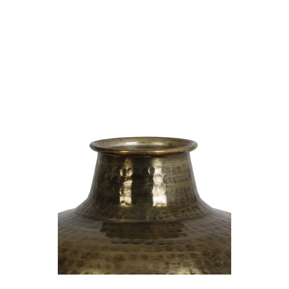 Antique Bronze Pomoy Decorative Metal Vase 38x35cm