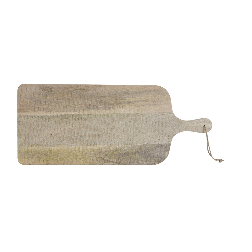 Natural Mango Wood Rectangular Chopping Board 25x2x60cm