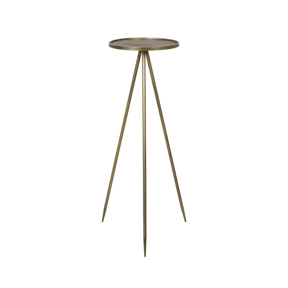 Envira Antique Gold Round Metal Table 39.5x119.5cm