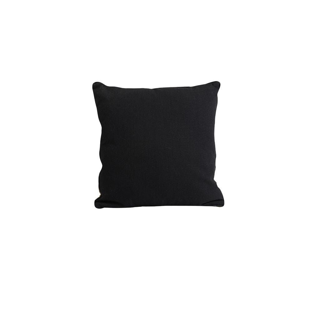 Wild Elegance: Iggy Brown & Black Animal Print Cushion 43x43cm