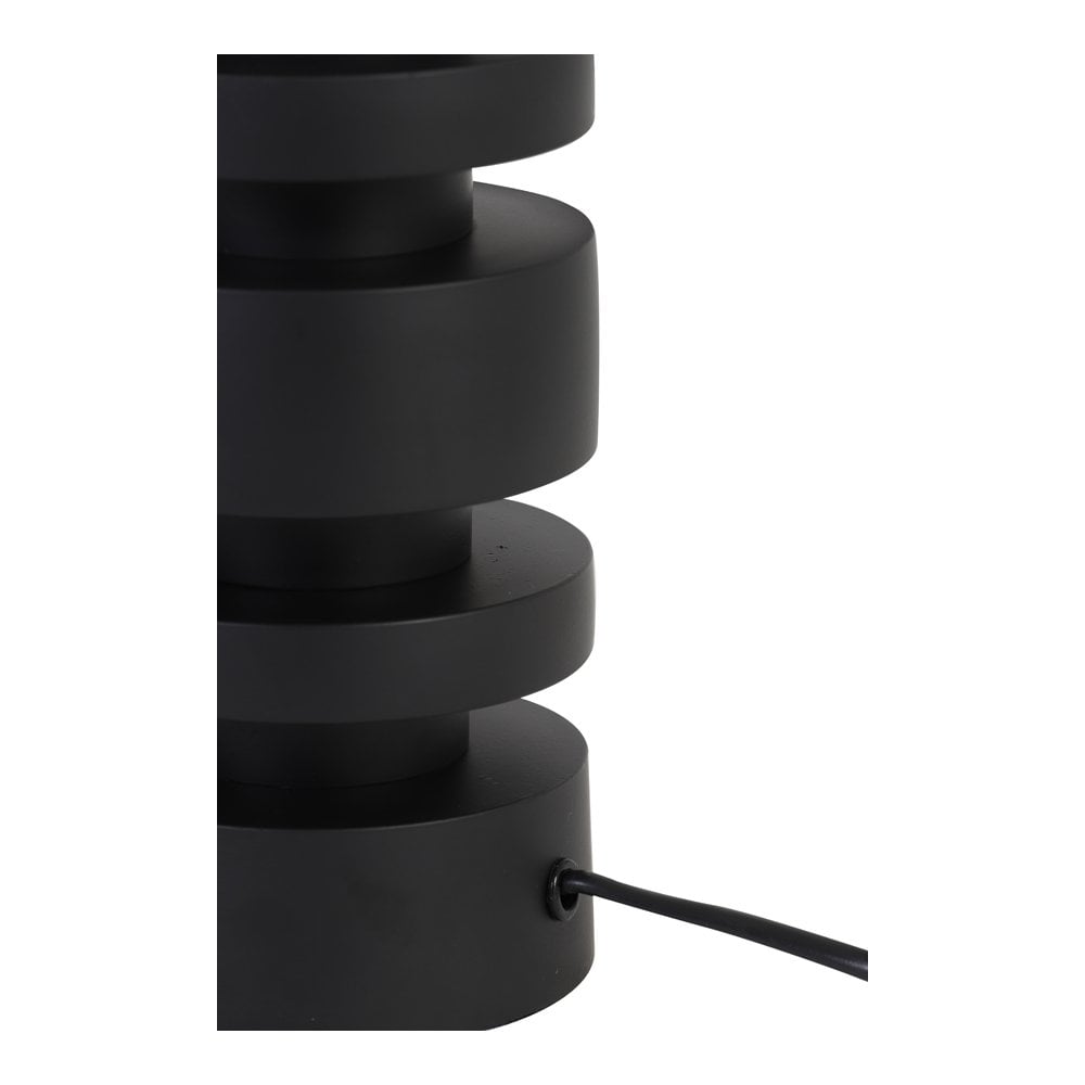 Desley Matte Black Metal Lamp Base 10.5x35cm