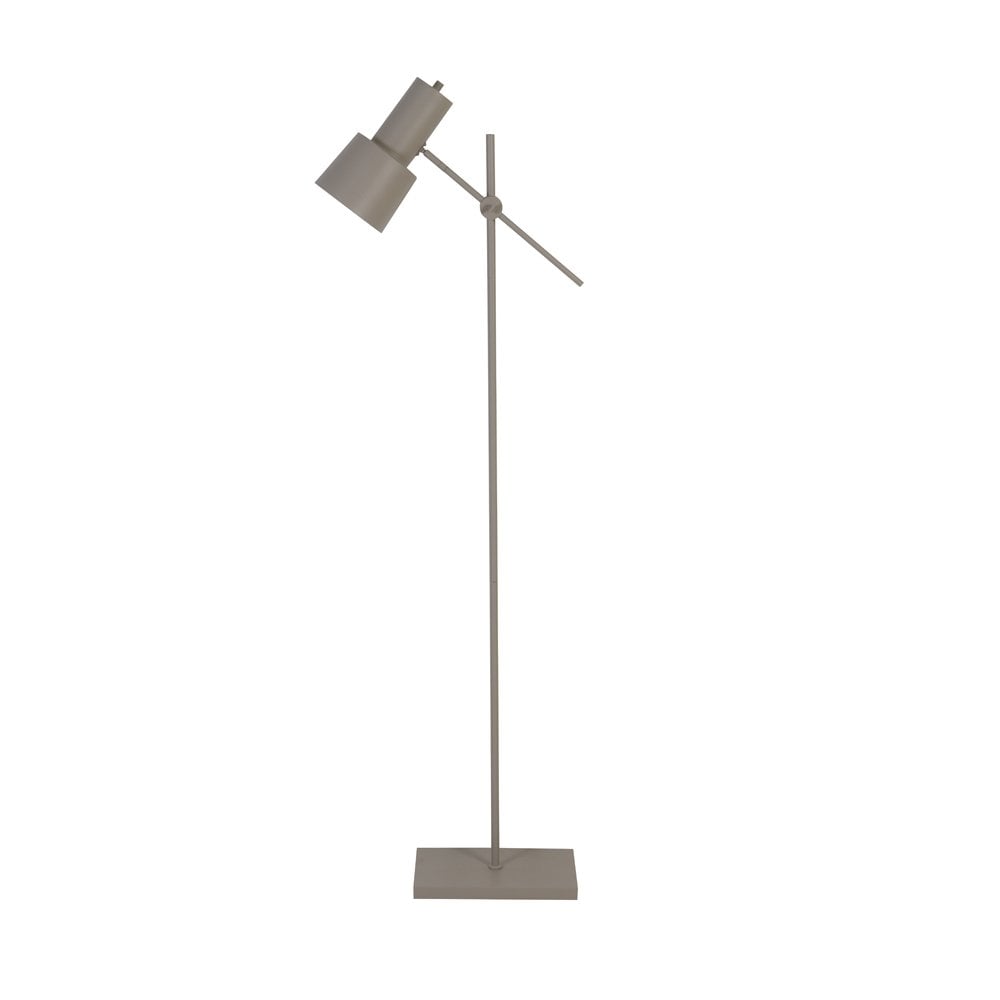 Preston Sand Metal Floor Lamp with E27 Bulb, 155cm Height