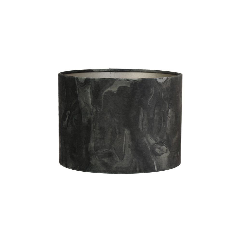 Marble Anthracite Cylinder Lamp Shade 20x20x15cm