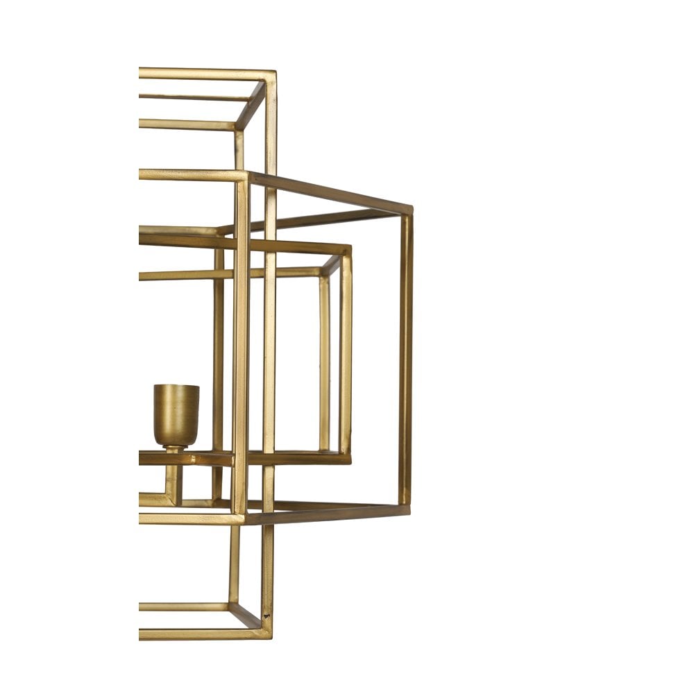 Antique Gold Dalisia 4-Light Pendant Lamp 69x64x56cm