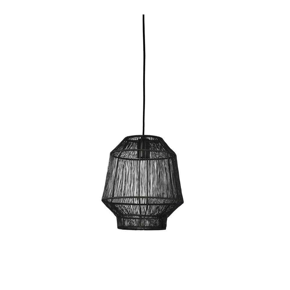 Vitora Matte Black Round Pendant Lamp 26x30cm