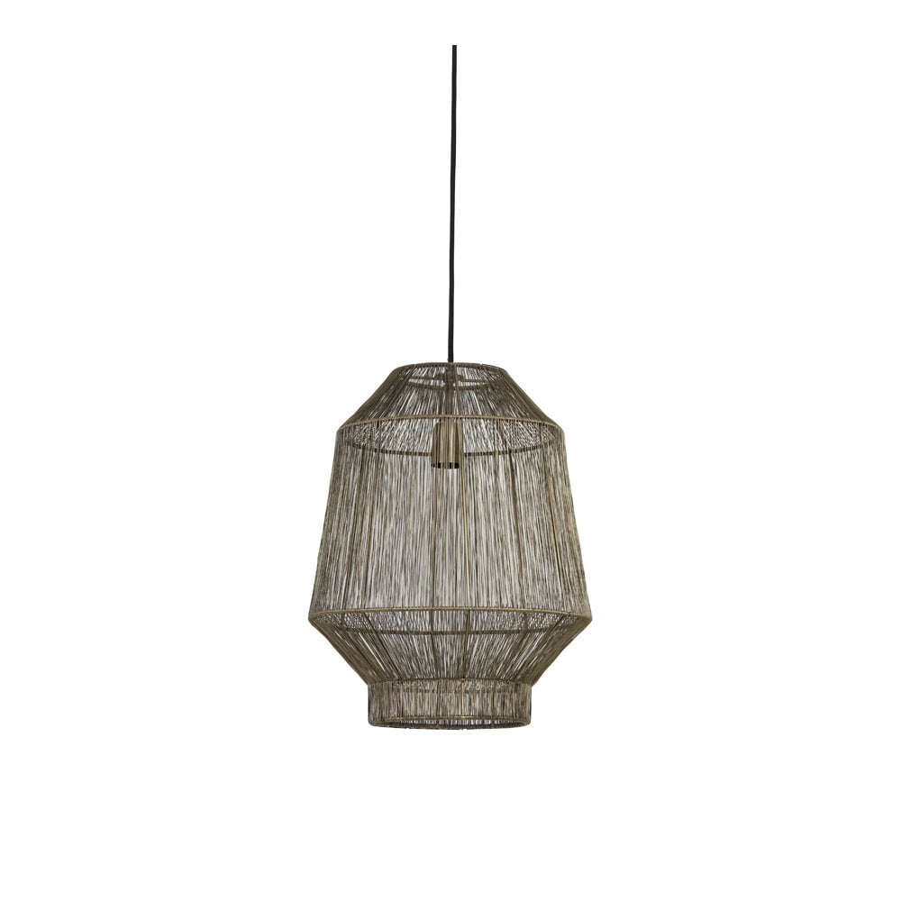 Vitora Vintage Brass Hanging Lamp 30x38cm