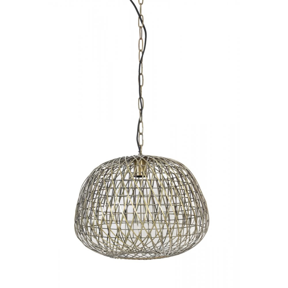 Antique Bronze Alwina Hanging Pendant Lamp 40x35cm