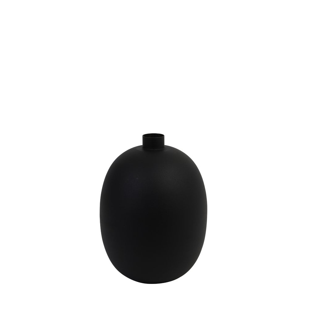 Matte Black Binco Designer Vase 23x30cm