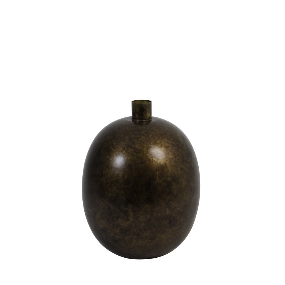 Antique Bronze Finish Binco Vase - 26x34cm