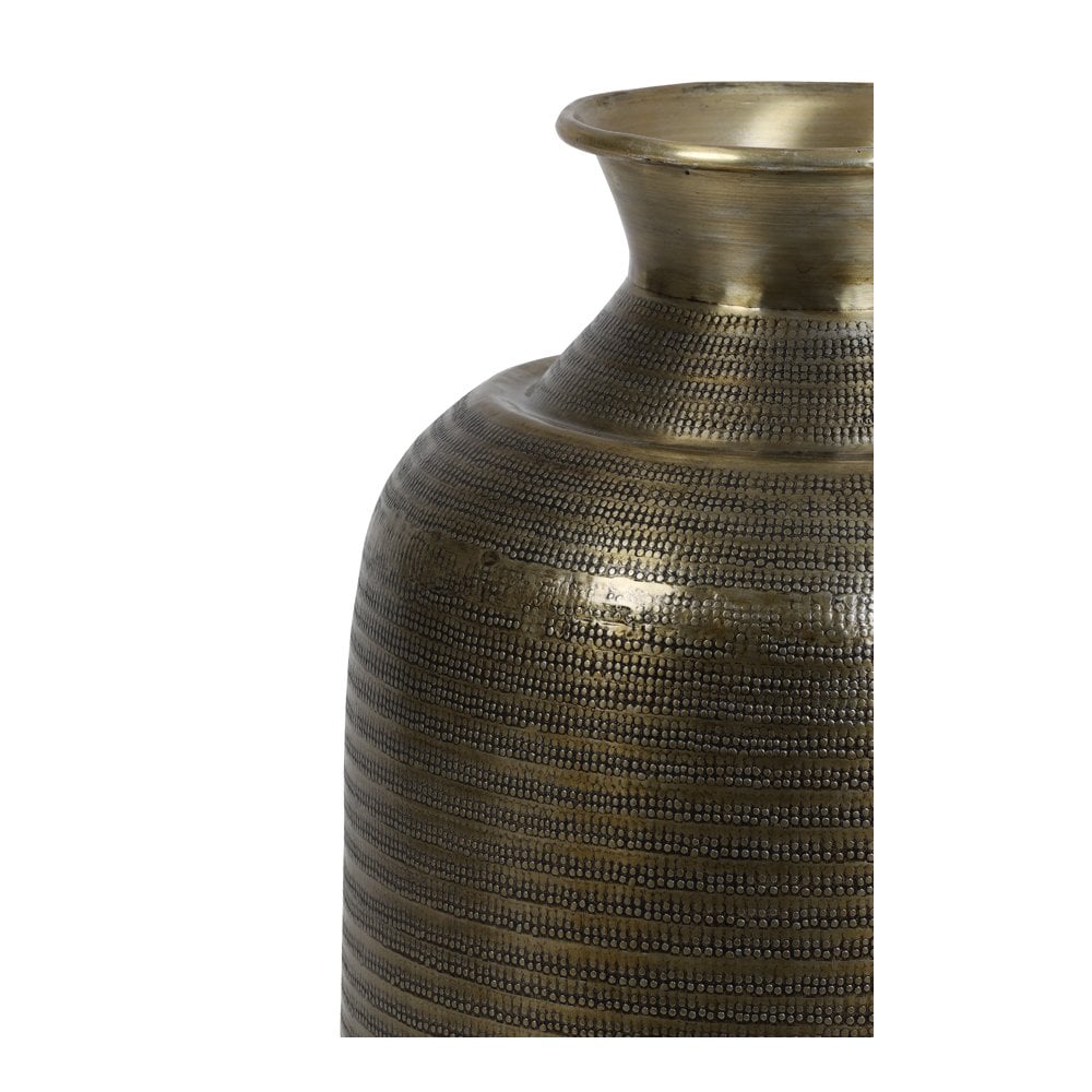 Perroy Antique Bronze Large Round Vase - 39x78cm