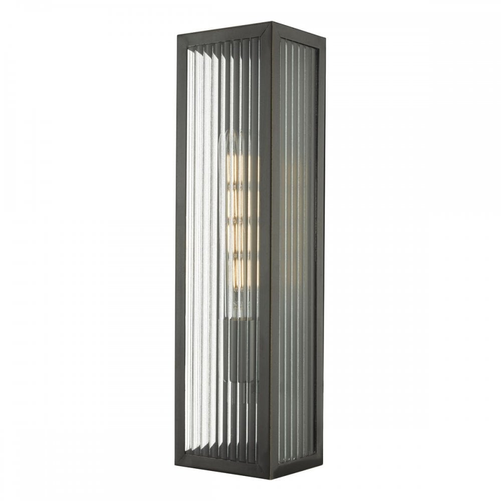 Keegan Outdoor Wall Light Rubbed Bronze IP44 Large