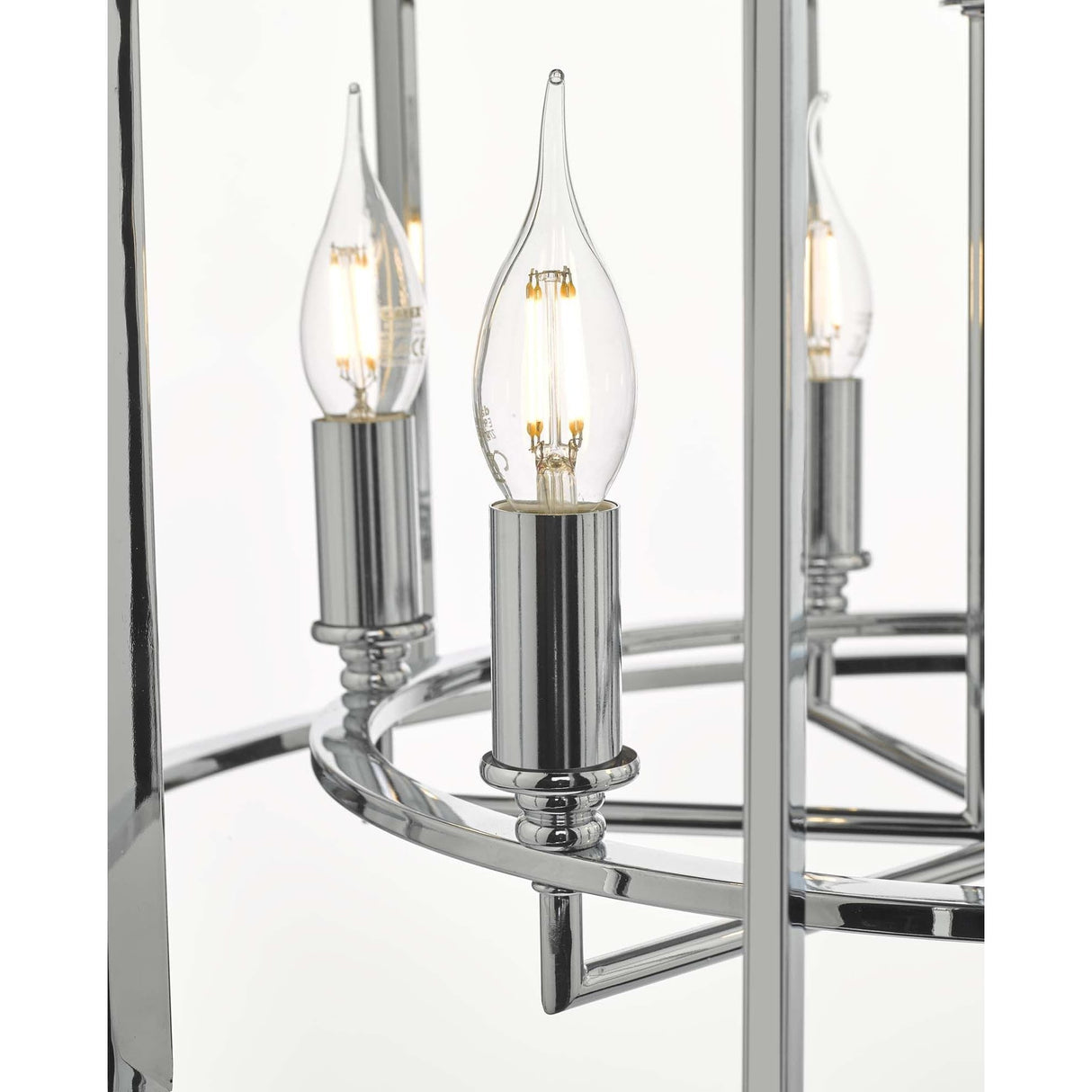 Myka 6 Light Pendant Polished Chrome