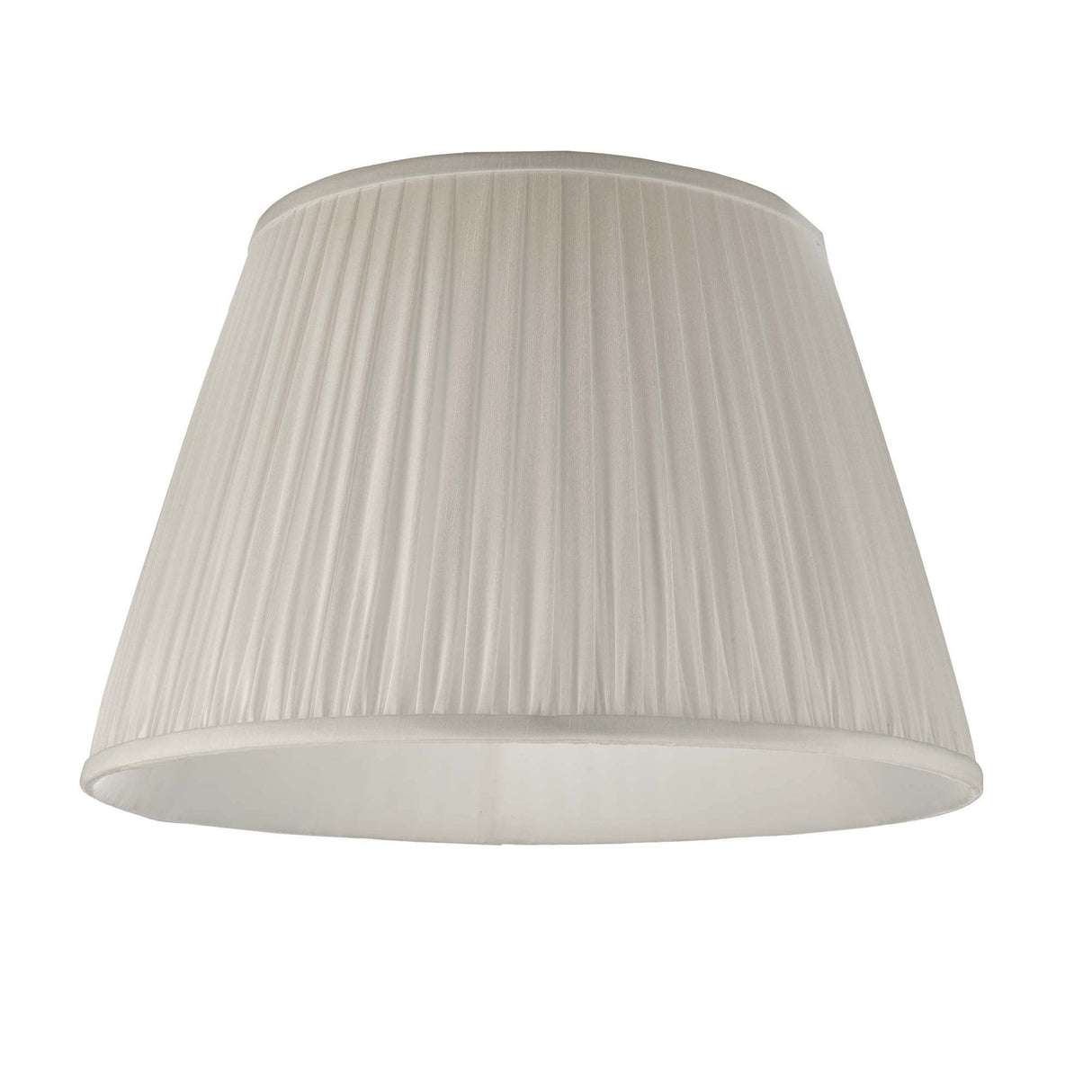 Ulyana Ivory Faux Silk Pleated Shade 45cm