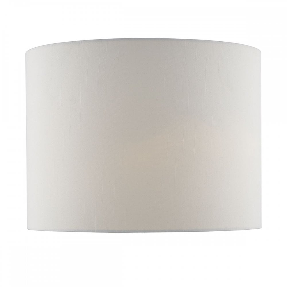 Olalla Ivory Faux Silk Drum Shade 34cm