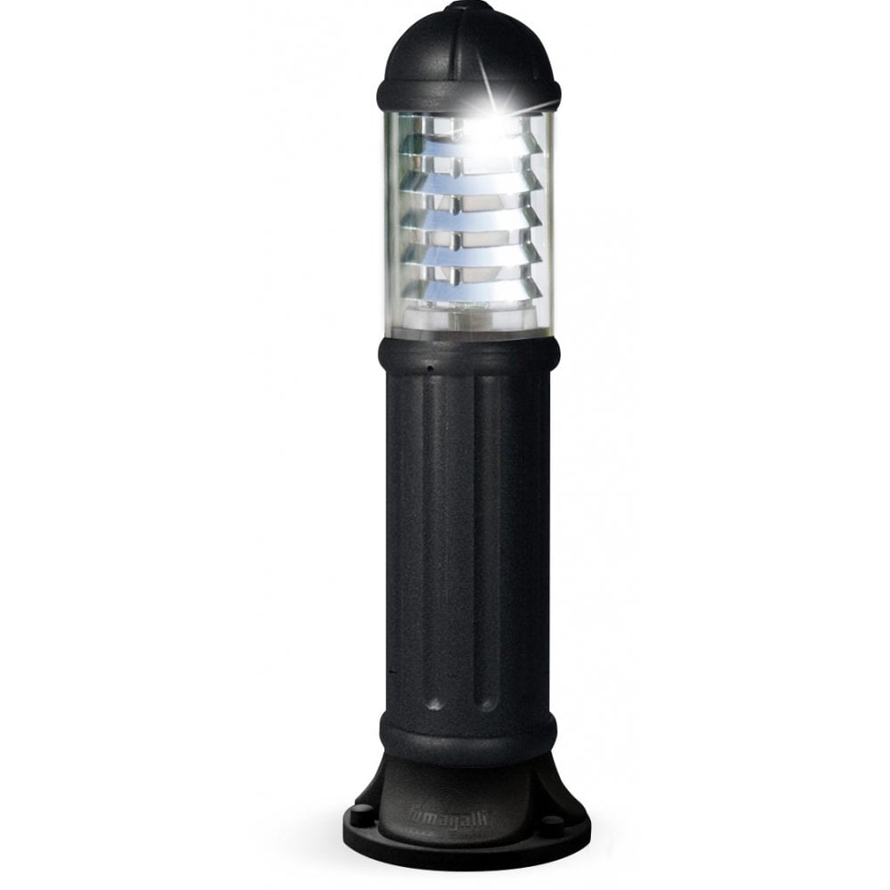 Sauro E27 800mm Classic Resin Bollard with Aluminum Louvre