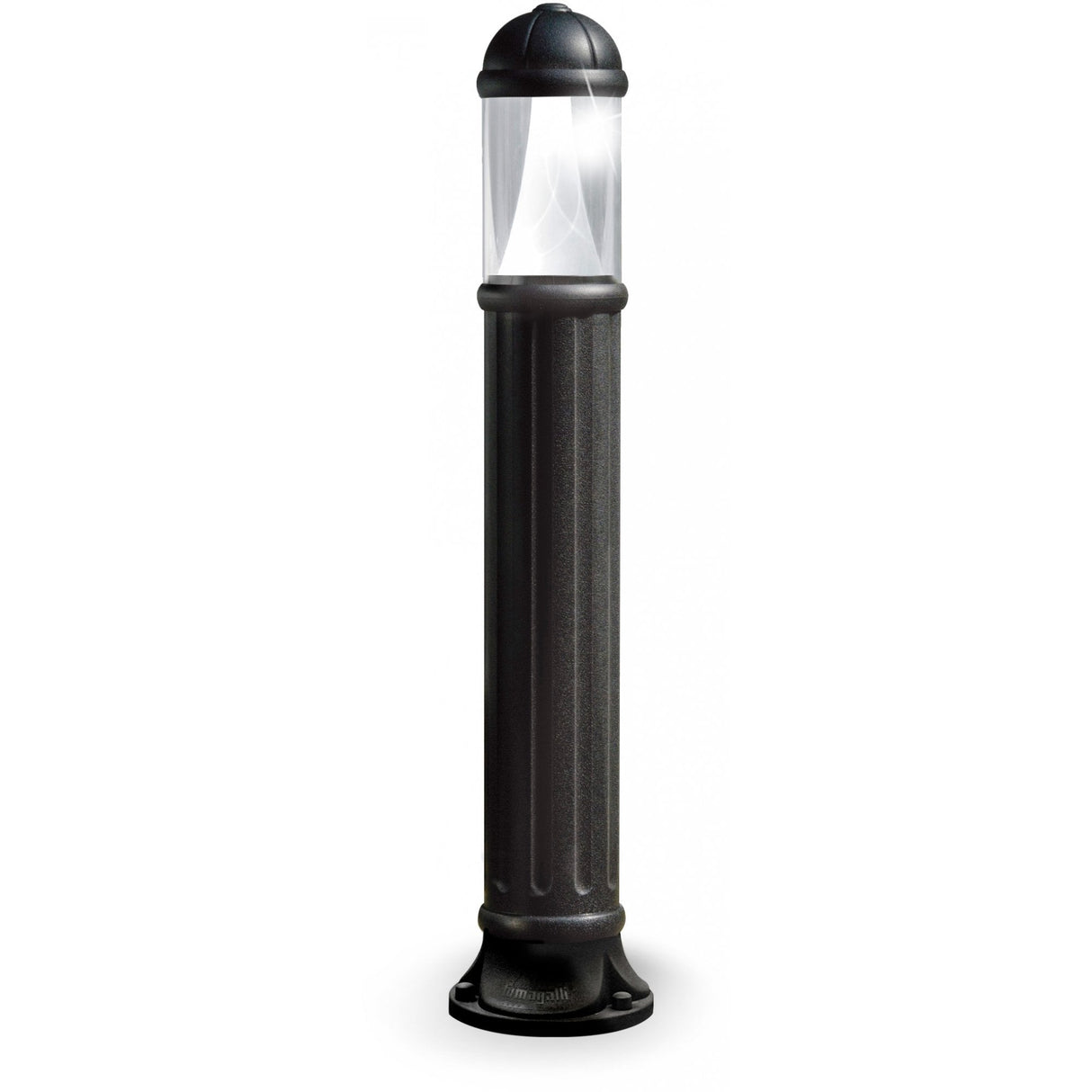 Sauro 1100mm Black LED Bollard Light - 10W, Cool White