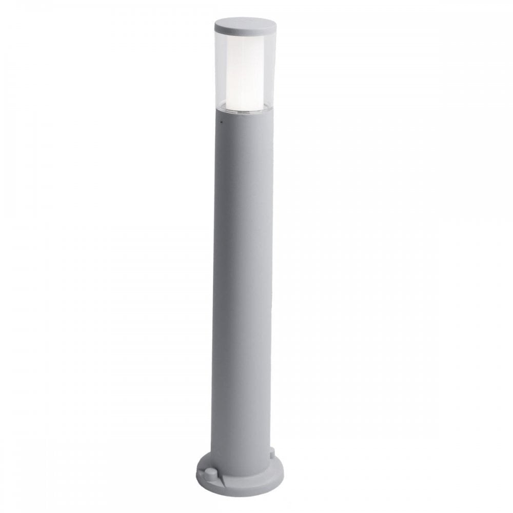 Sleek Black Carlo 800 Bollard with 3.5W GU10 LED, 4000K Cool White