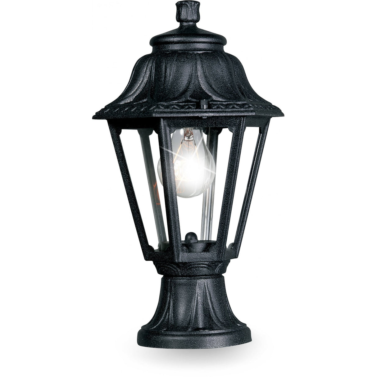 Anna Mikrolot E27 Classic Black Pedestal Lantern