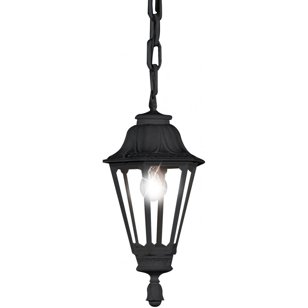 Rut Sichem Classic Hexagonal Black Chain Lantern