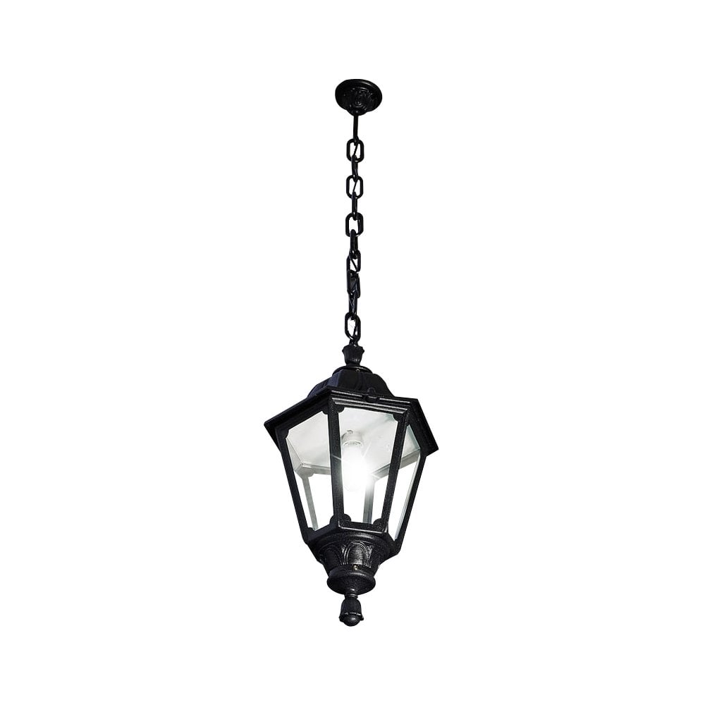 Noemi Sichem Black Classic Hexagonal Lantern with Chain
