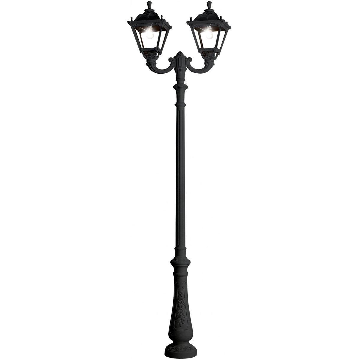 Tobia Nebo-Ofir Classic Twin Head Post Lantern in Black