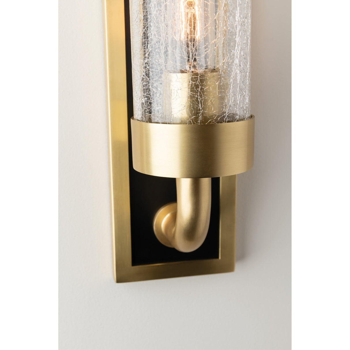 Soriano Vintage Brass Glass Pendant