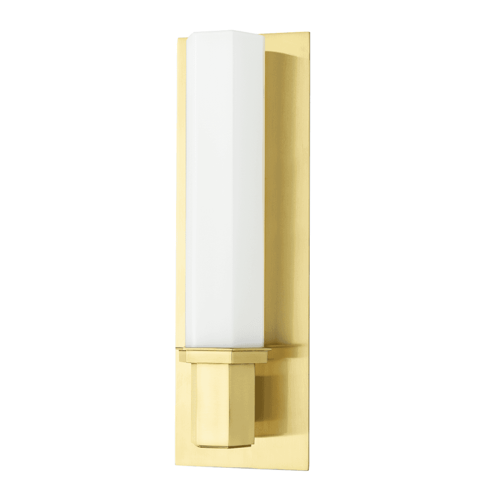 Walton Hand-Rubbed Aged Brass Vanity Light Fixture
