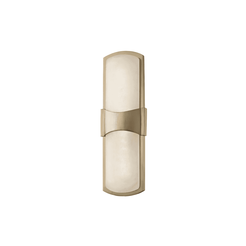 Valencia Aged Brass Alabaster Wall Sconce