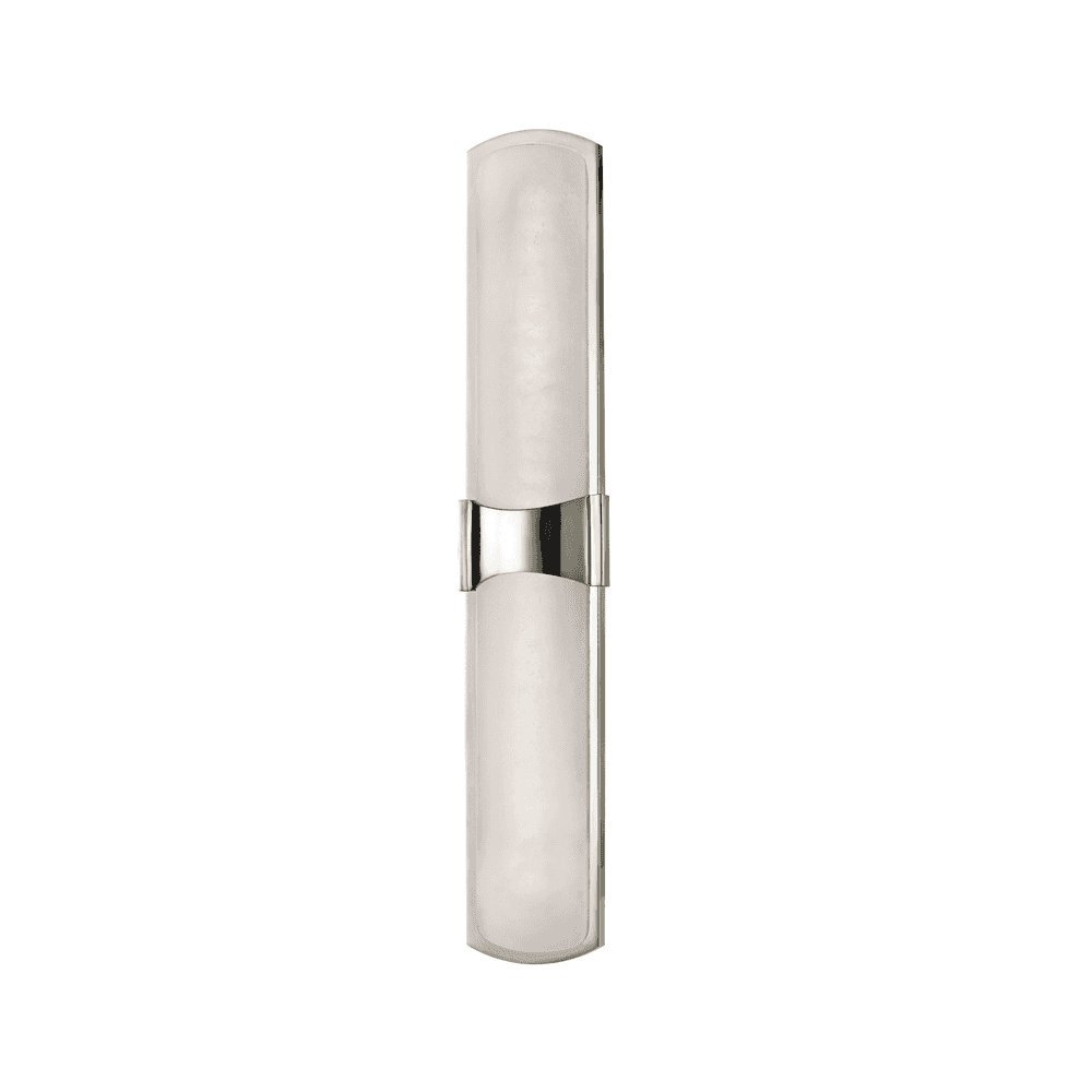Valencia Polished Nickel Alabaster Wall Sconce