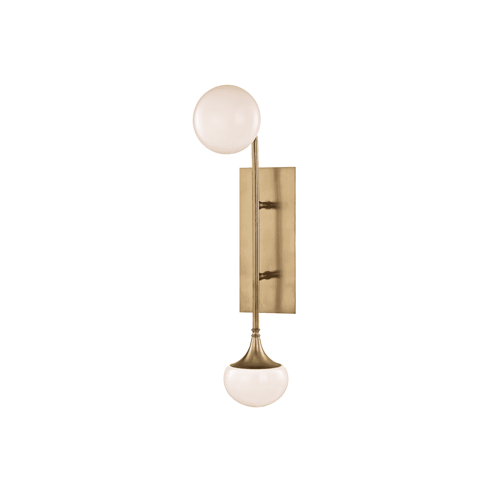 Fleming Bauhaus-Inspired Brass Wall Light