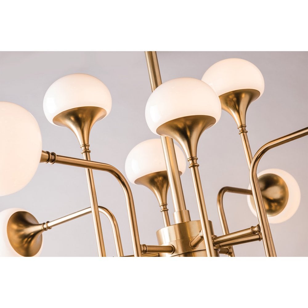 Fleming Bauhaus-Inspired Brass Wall Light