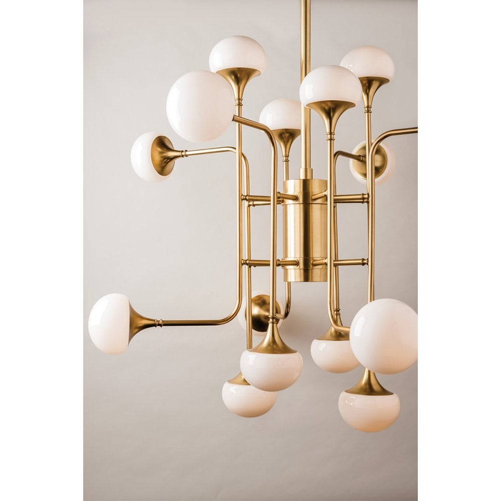 Fleming Bauhaus-Inspired Brass Wall Light