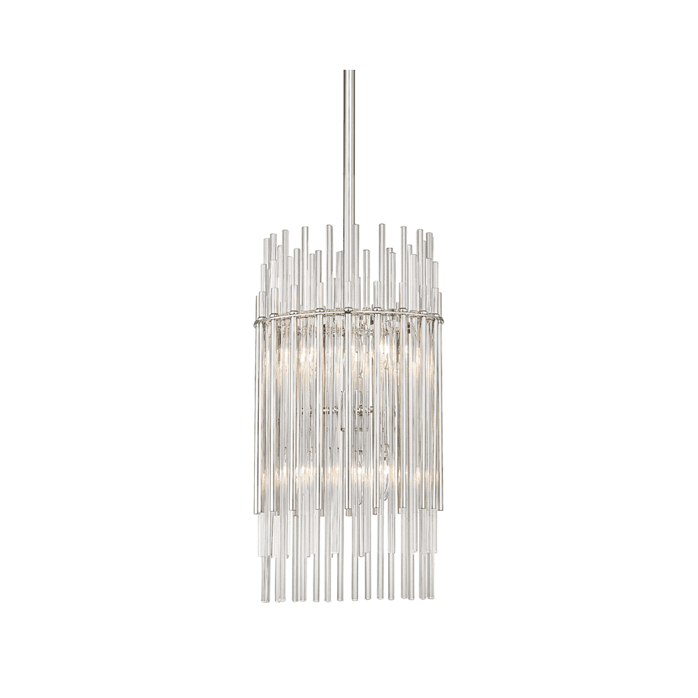 Wallis Contemporary Polished Nickel Chandelier