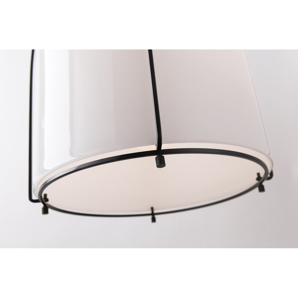 Eldridge Vintage Brass Hanging Light Fixture