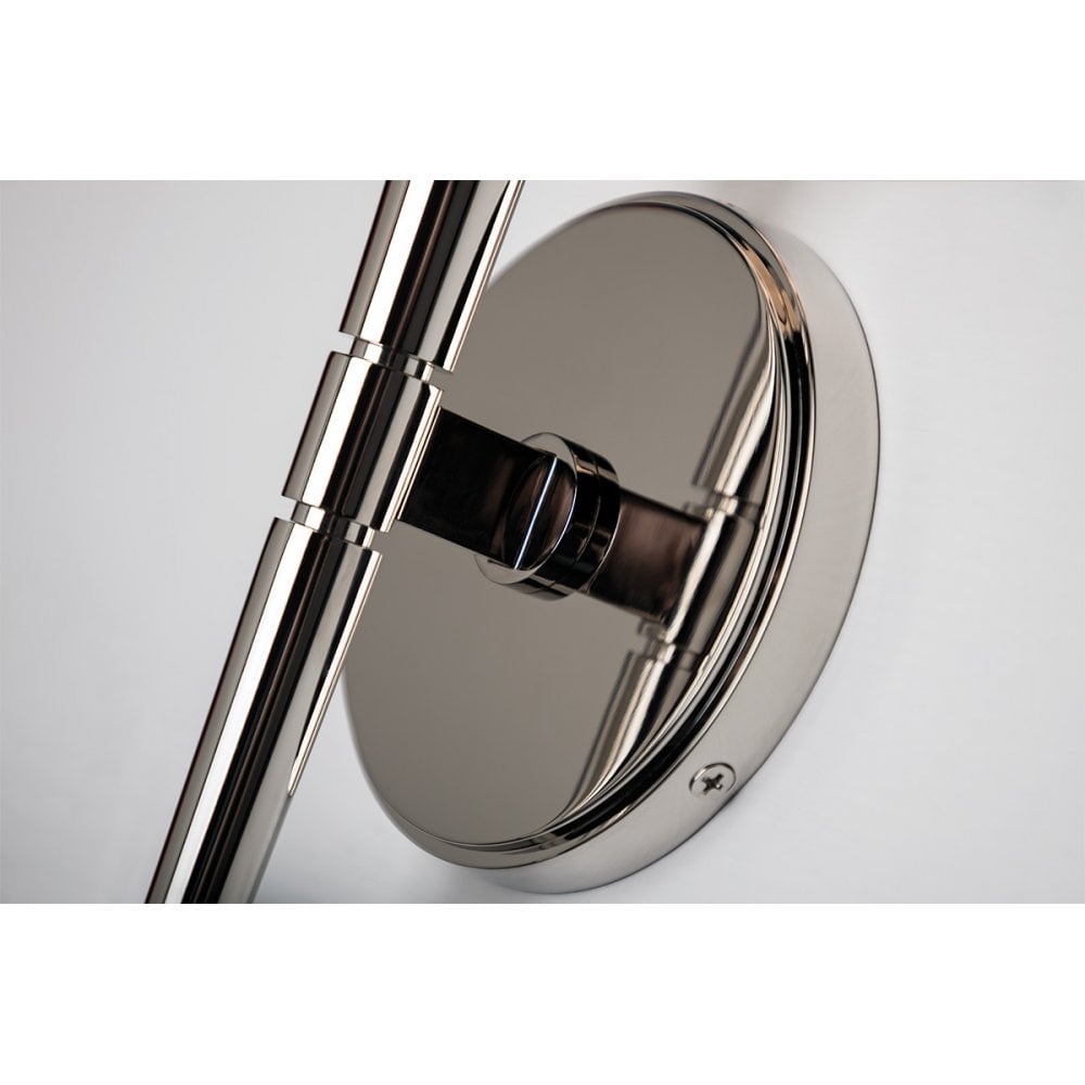 Rockland Elegant Brass and Crystal Wall Sconce