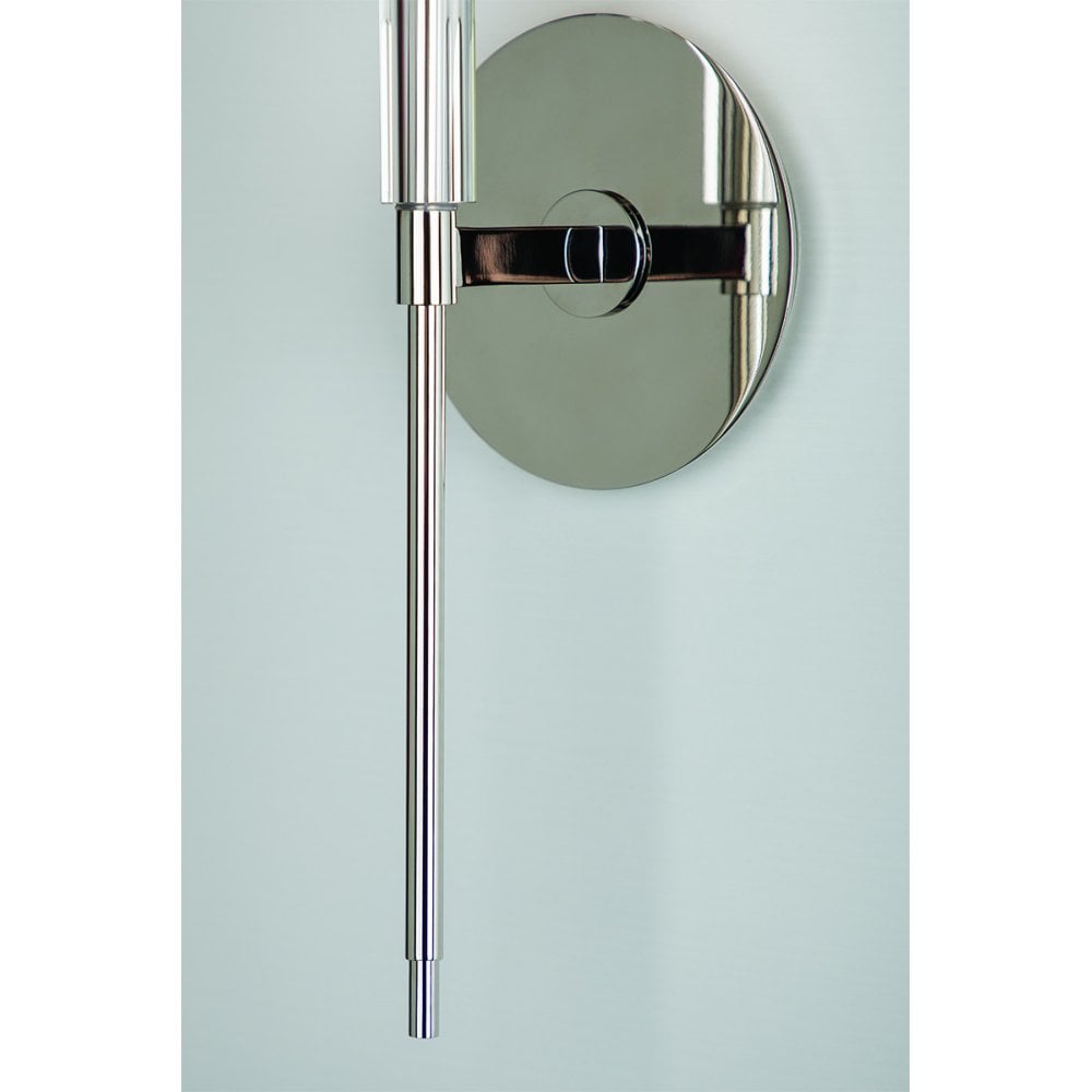 Aged Brass Amherst Wall Sconce with Crystal Accents